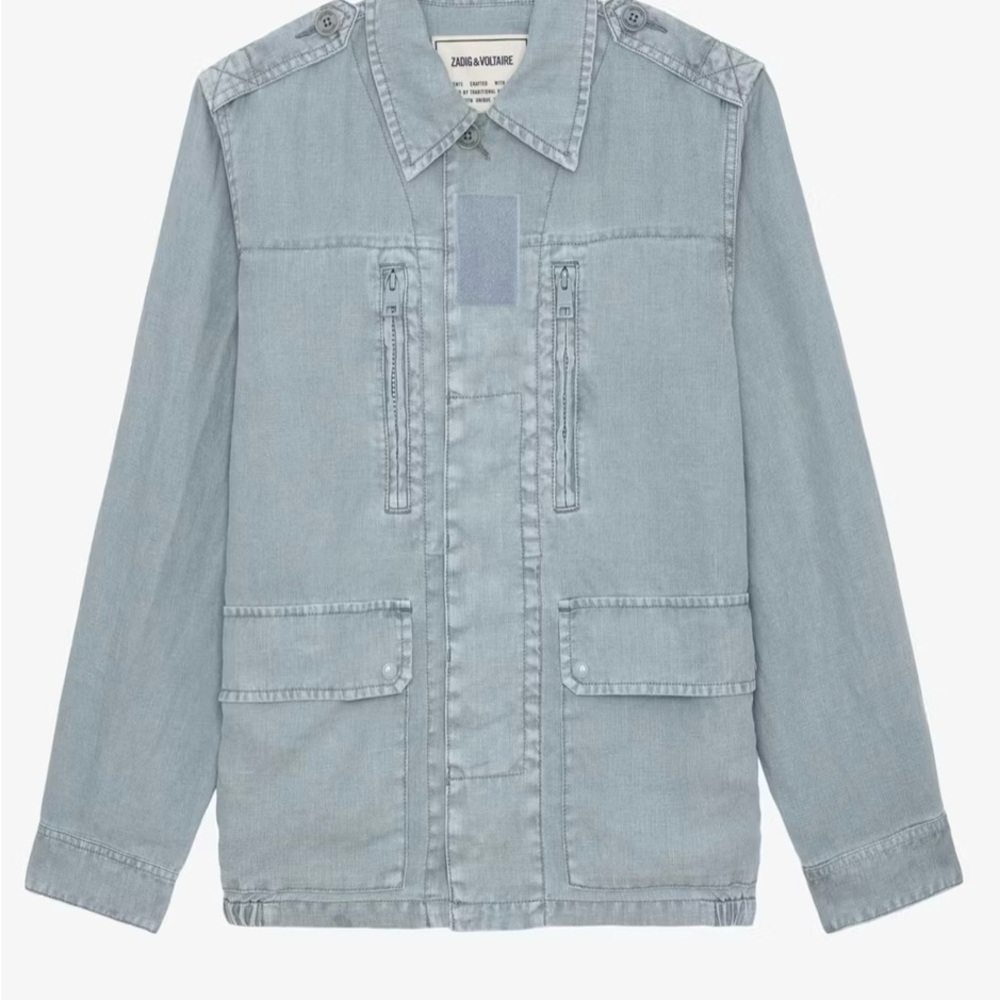 Zadig & Voltaire Kid Linen Jacket, Women’s size S